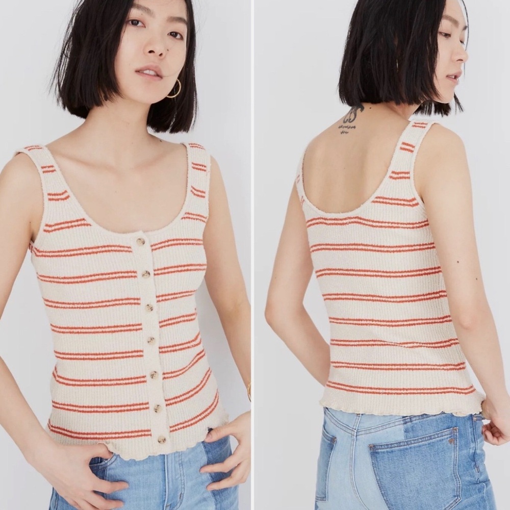 NWOT Madewell Ribbed Sleeveless Tank Top
